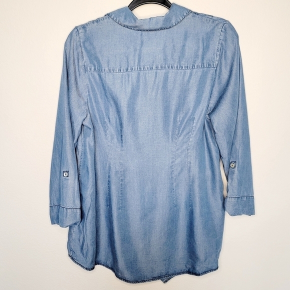 NWT Soft Surroundings Womens Tencel Tunic Top - Picture 4 of 9
